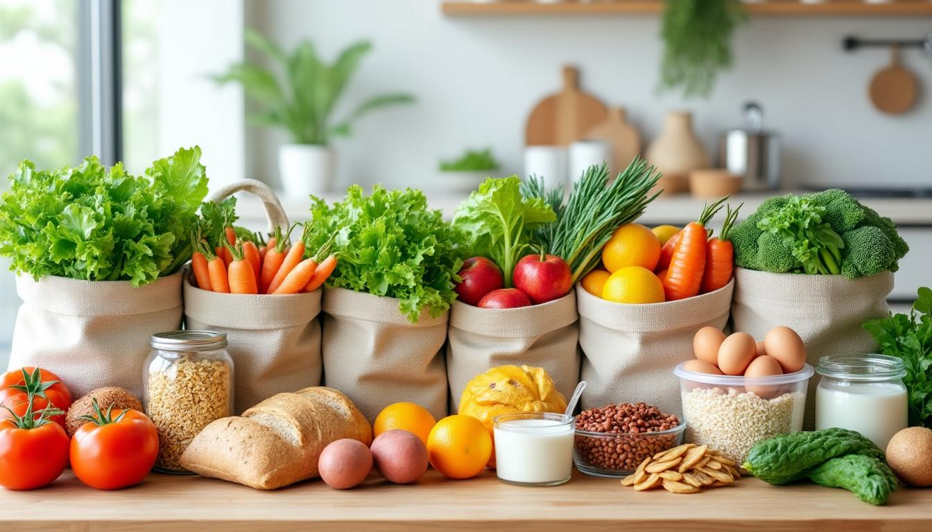 découvrez comment planifier un budget courses efficace pour nourrir 4 personnes par mois en 2024, avec des astuces pour économiser sans sacrifier la qualité.